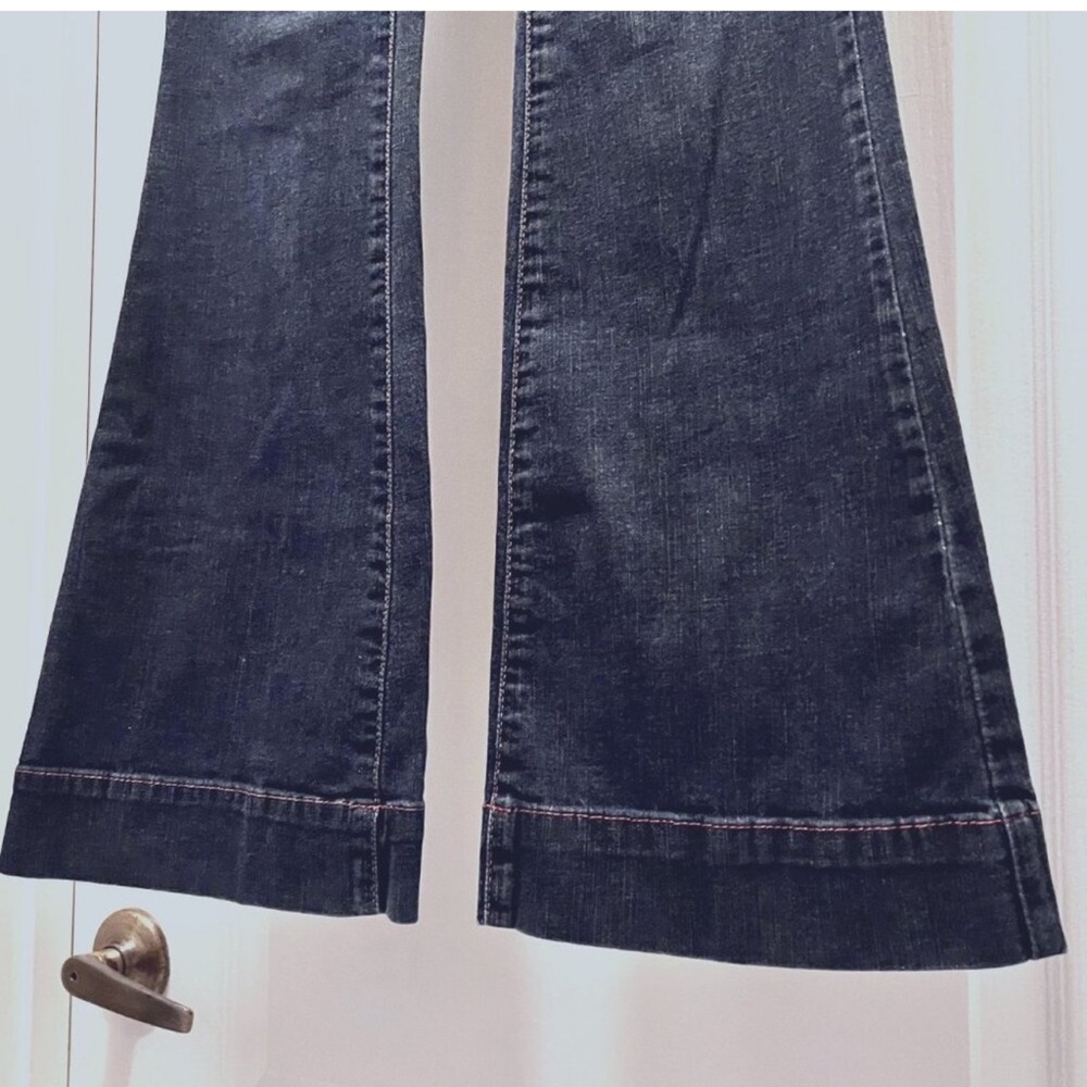 Guess Charlie Ultra Flare Dark Blue Jeans 26 - Picture 4 of 13
